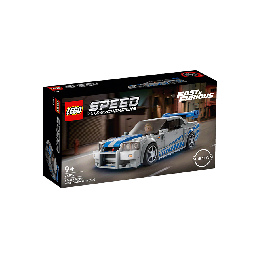 SPEED CHAMPIONS 2 FAST 2 FURIOUS NISSAN SKYLINE GT-R (R34) LEGO