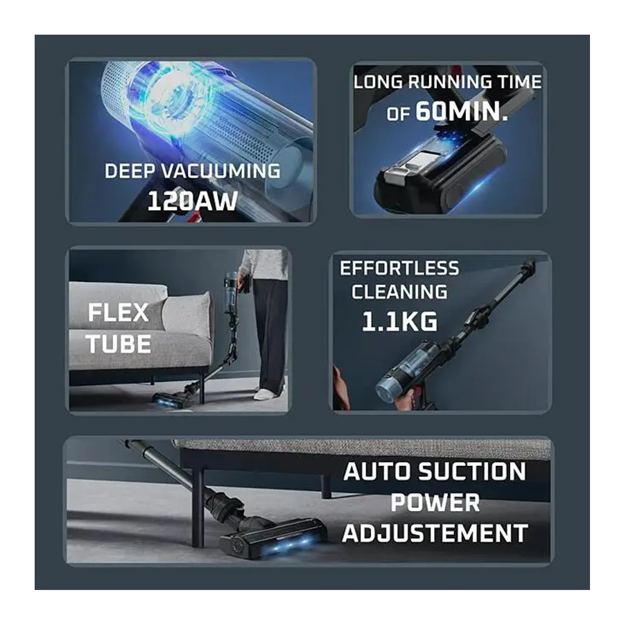 Rowenta Štapni usisivač RH7AD5E0 X-FORCE FLEX 10.80