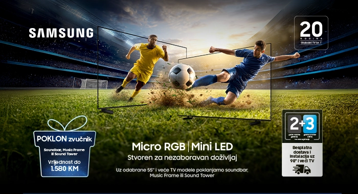 Samsung TV web banner