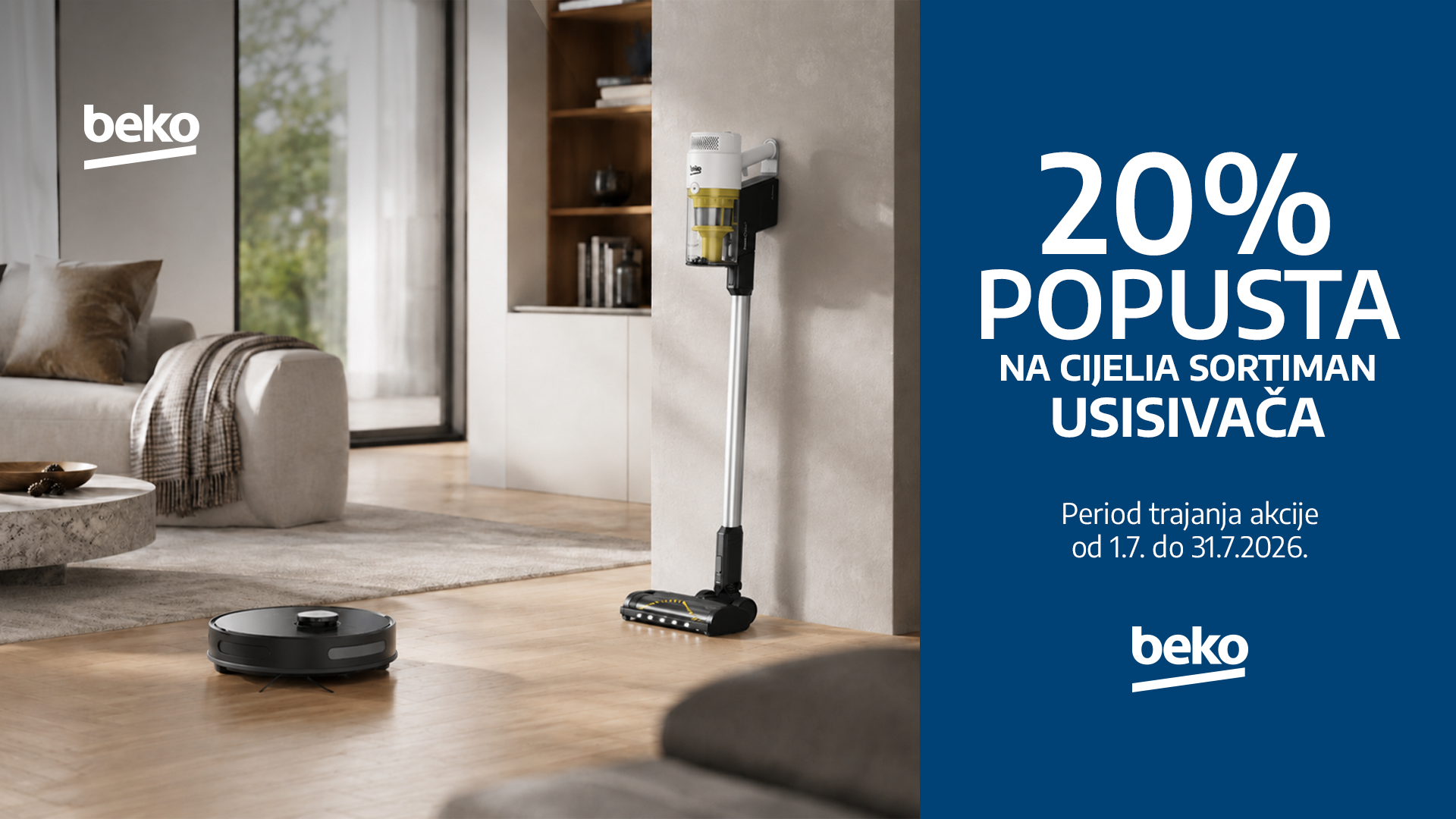 Beko Summer Cleaning akcija usisivača u Omega shop ponudi