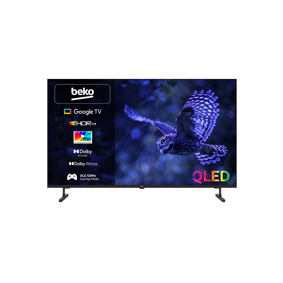 BEKO TV QLED 55” BCQ 8000 Google TV